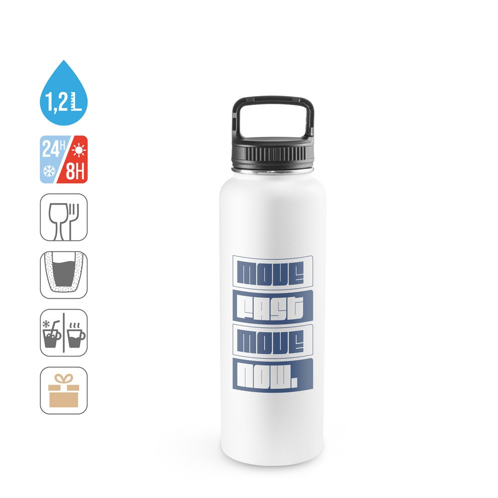 SINNER promotional bottle (complete set view) with custom logo branding