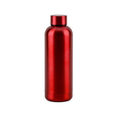 ODIN METTALIC promotional bottle in red with custom logo branding