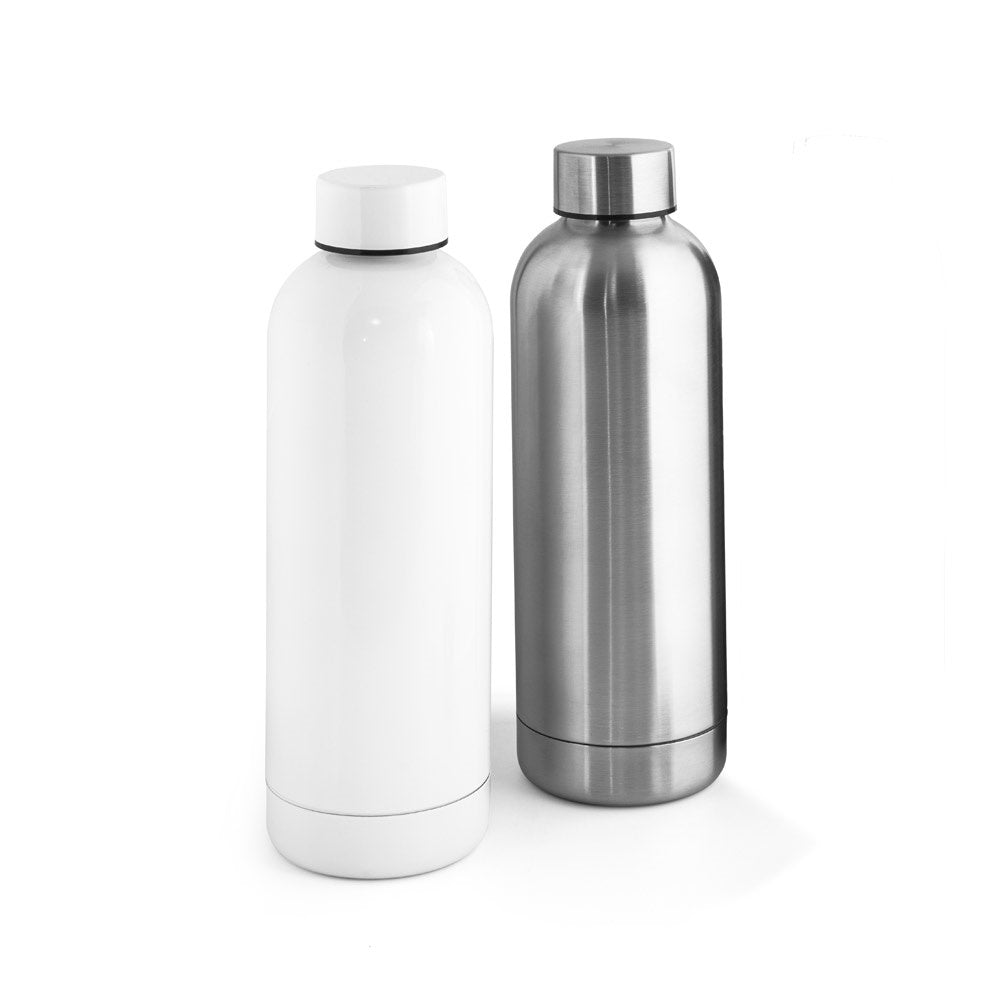ODIN METTALIC promotional bottle with custom logo branding
