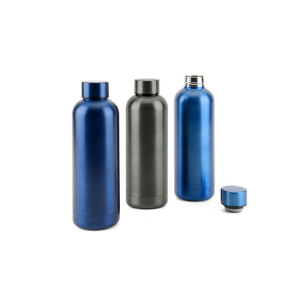 ODIN METTALIC promotional bottle with custom logo branding