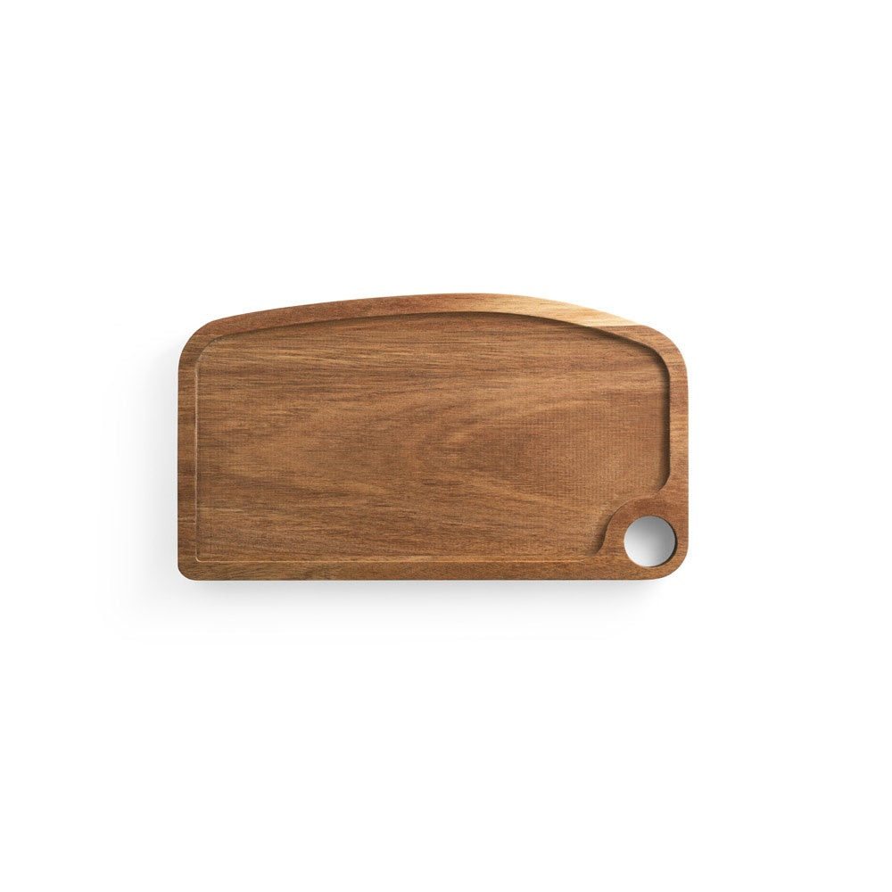 CAPER promotional kitchen accessory in dark natural (detail view) with custom logo branding