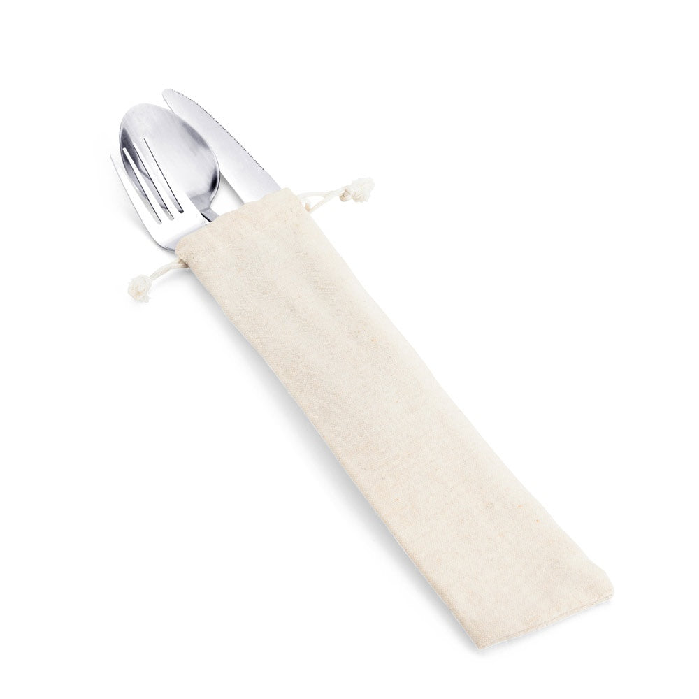 BOULUD promotional kitchen accessory in natural (detail view) with custom logo branding