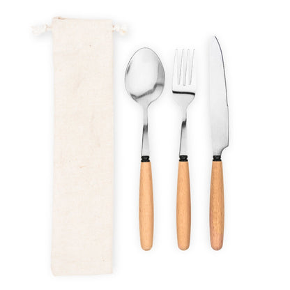 BOULUD promotional kitchen accessory in natural (detail view) with custom logo branding