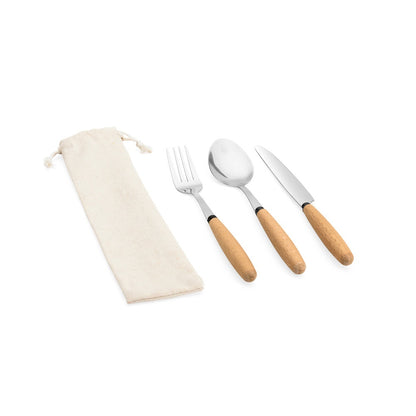 BOULUD promotional kitchen accessory in natural with custom logo branding