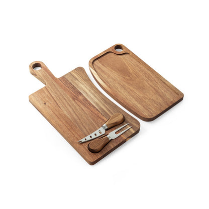CASSIA promotional kitchen accessory in dark natural (detail view) with custom logo branding