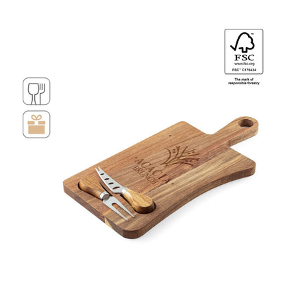 CASSIA promotional kitchen accessory (complete set view) with custom logo branding