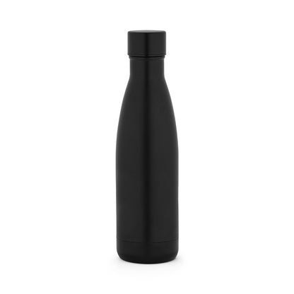 RE-BUFFON M promotional thermal bottle in black with custom logo branding