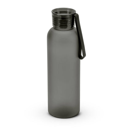 RIO rPET promotional bottle in black with custom logo branding