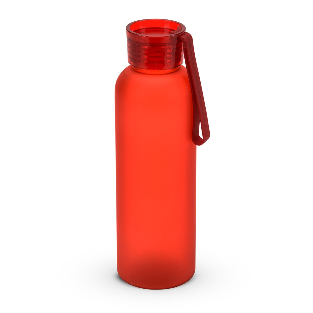RIO rPET promotional bottle in red with custom logo branding