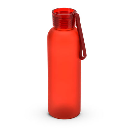 RIO rPET promotional bottle in red with custom logo branding