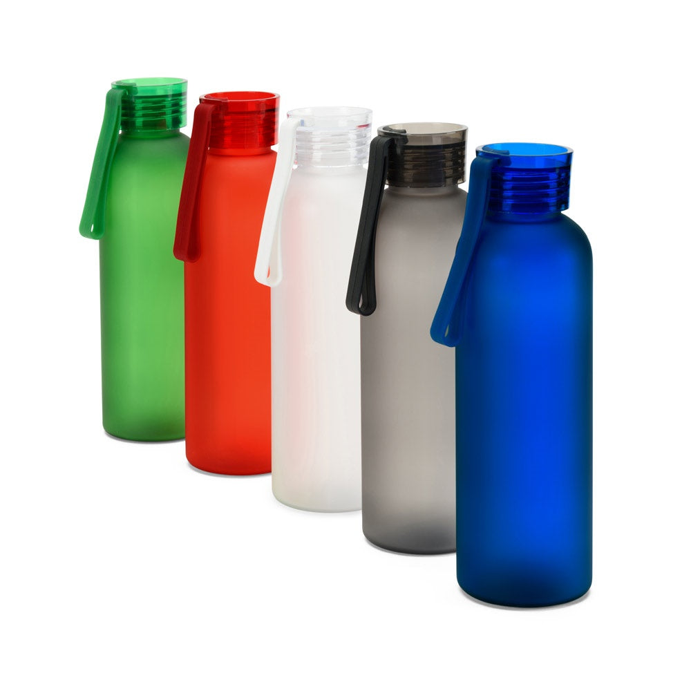 RIO rPET promotional bottle with custom logo branding