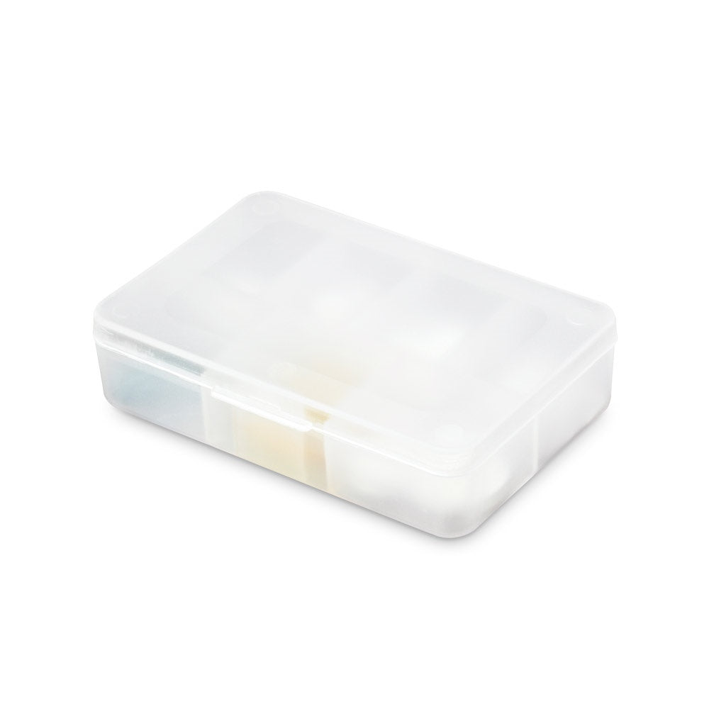 JIMMY promotional personal care item in white with custom logo branding