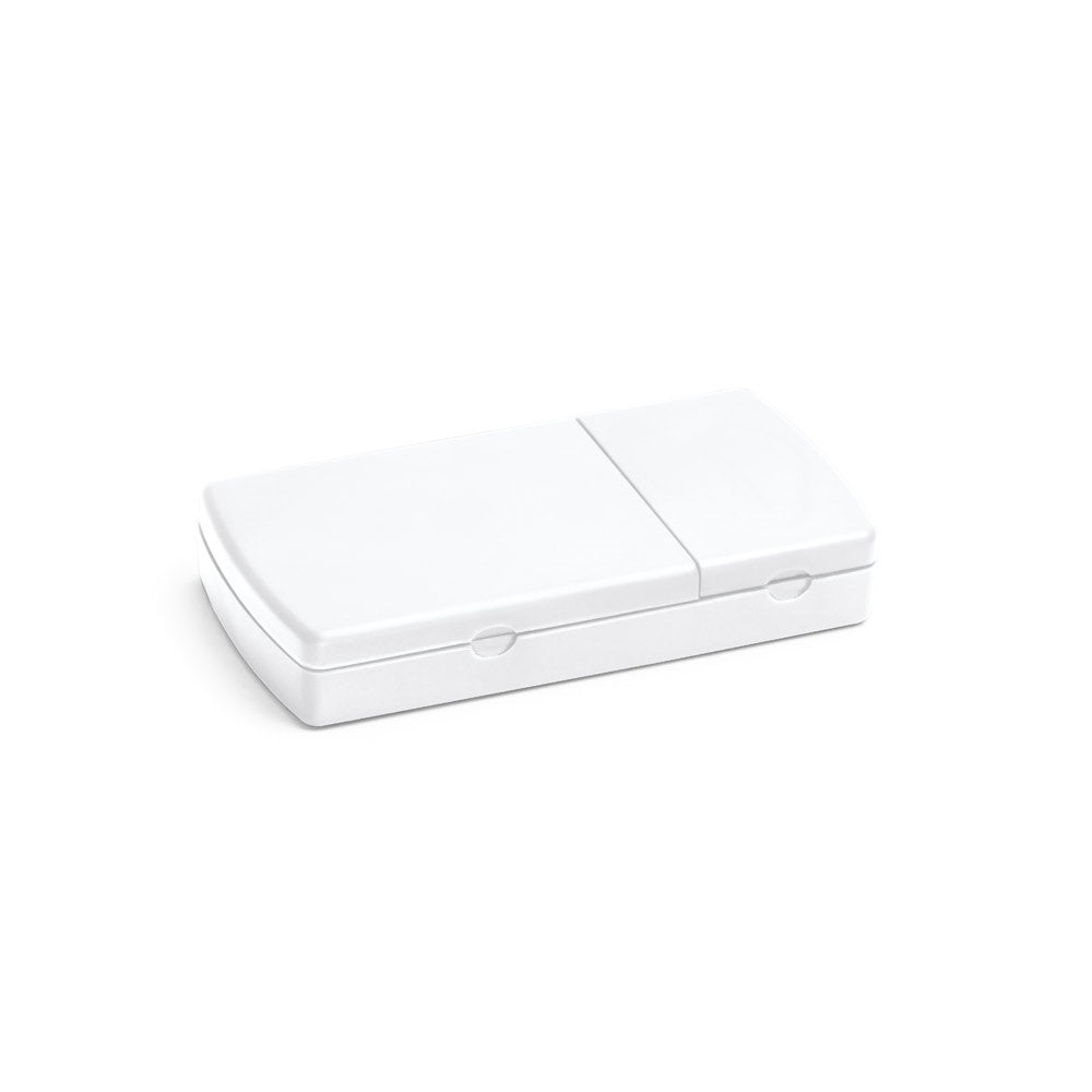 NERO promotional personal care item in white with custom logo branding