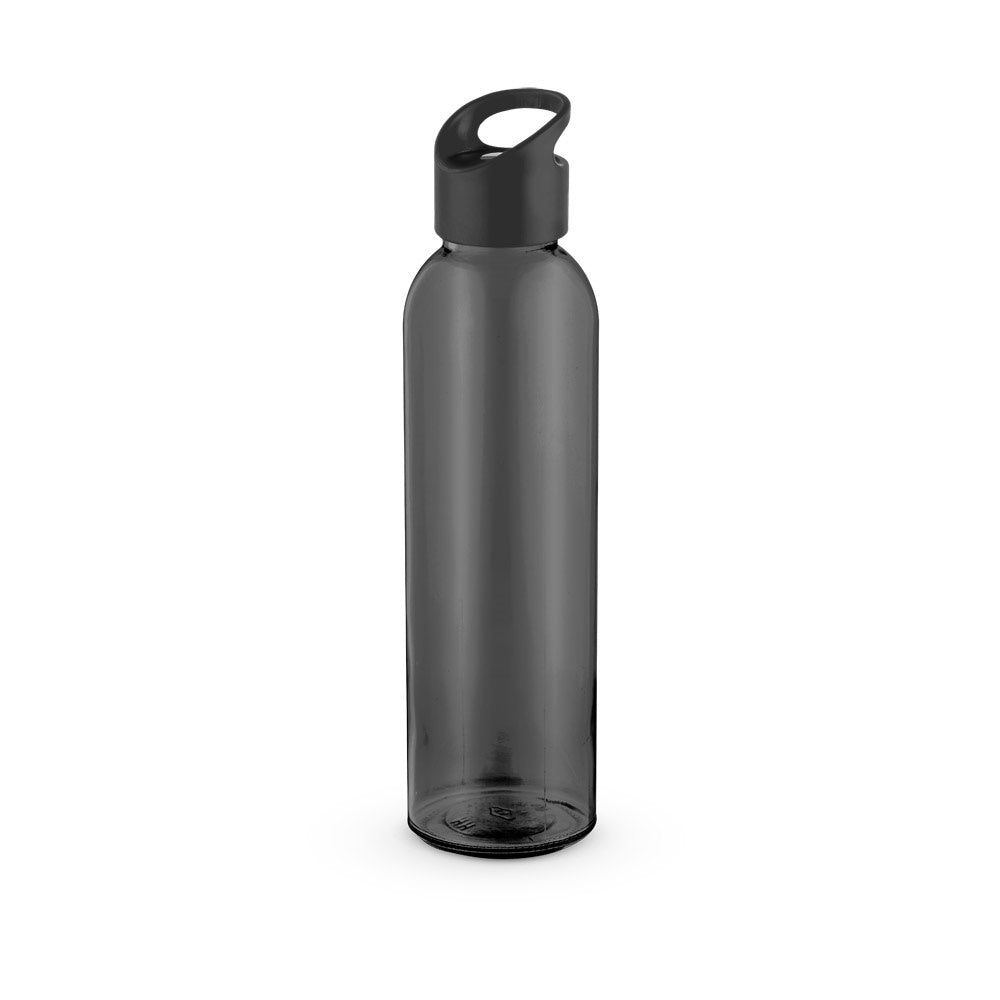 PORTIS GLASS promotional bottle in black with custom logo branding