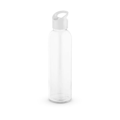 PORTIS GLASS promotional bottle in white with custom logo branding