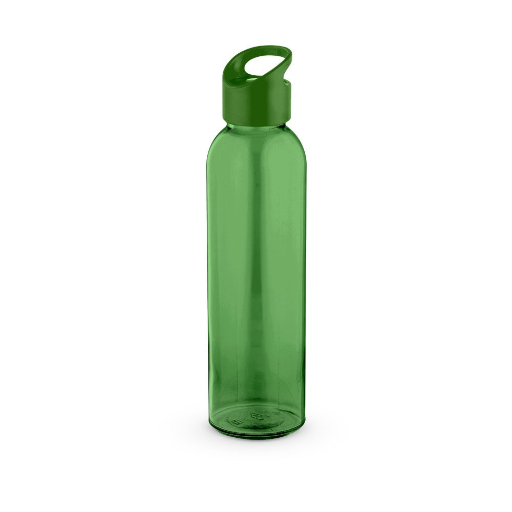 PORTIS GLASS promotional bottle in green with custom logo branding