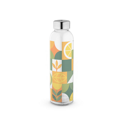 SOLER promotional bottle in transparent with custom logo branding