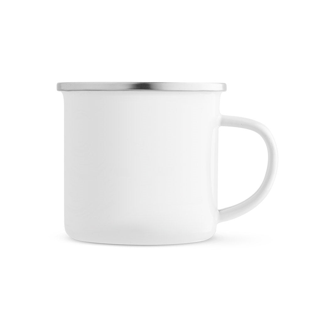 GOTZE SUB promotional mug in white (detail view) with custom logo branding
