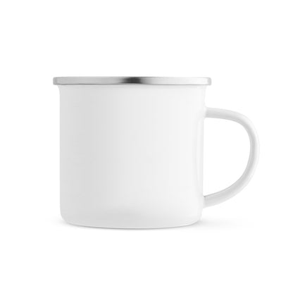 GOTZE SUB promotional mug in white (detail view) with custom logo branding