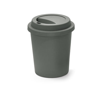 TONALI 350 promotional travel cup in dark grey with custom logo branding