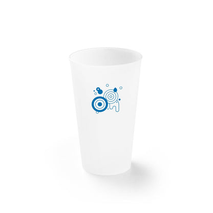 KANE promotional travel cup in transparent with custom logo branding