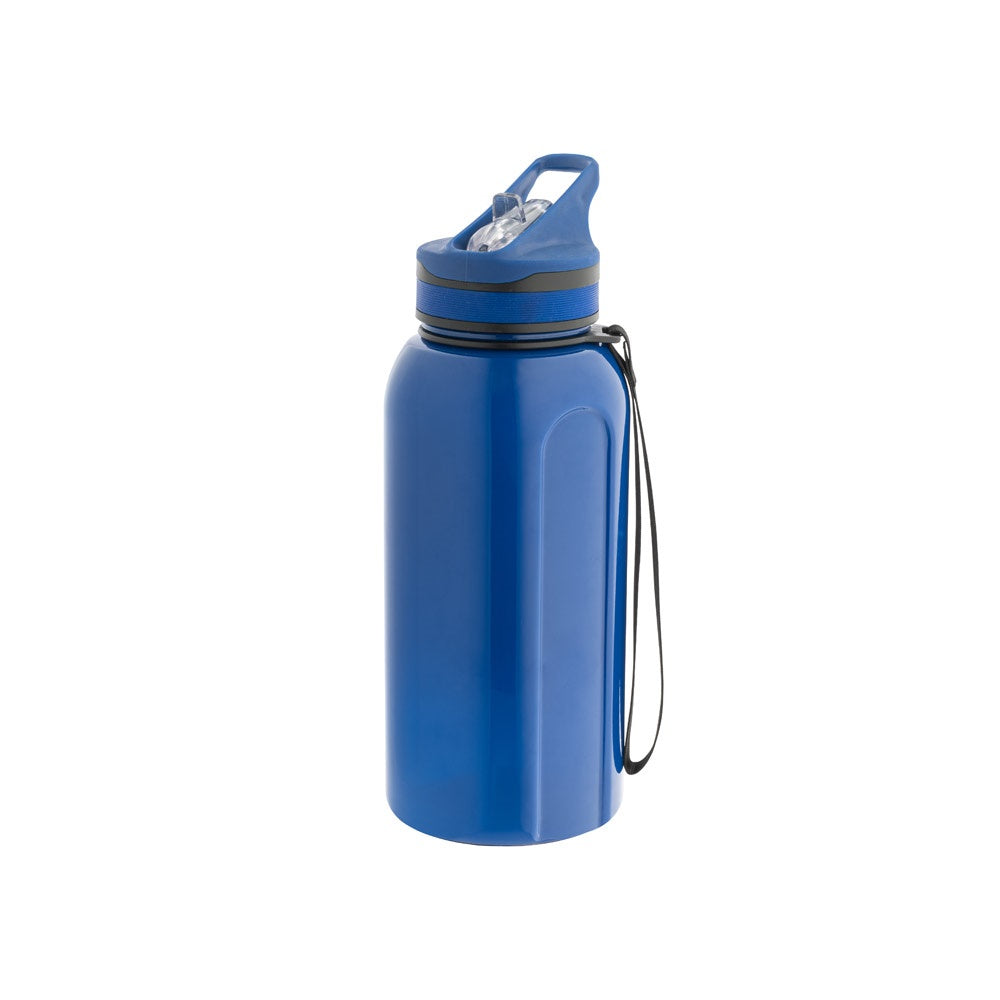 TYSON promotional bottle in blue with custom logo branding