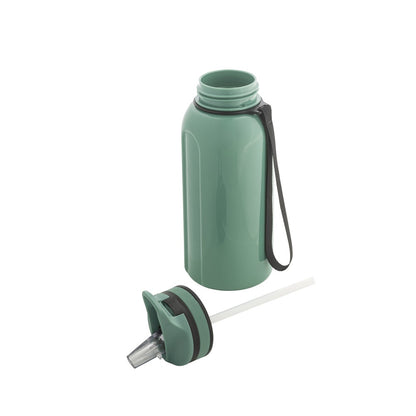 TYSON promotional bottle in light green (detail view) with custom logo branding