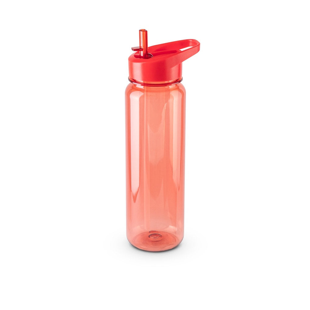 GILMORE promotional bottle in red (detail view) with custom logo branding