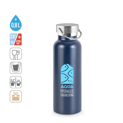 DUPLANTIS promotional bottle (complete set view) with custom logo branding