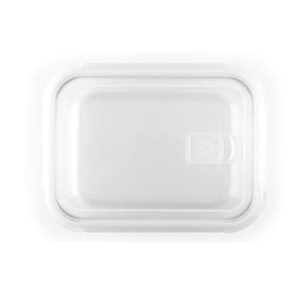 QUORIN promotional kitchen accessory in white (detail view) with custom logo branding