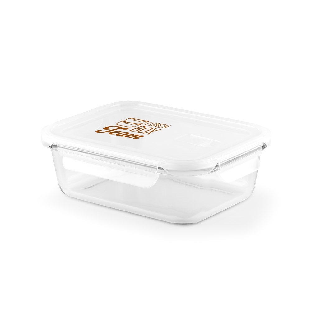 QUORIN promotional kitchen accessory in white with custom logo branding