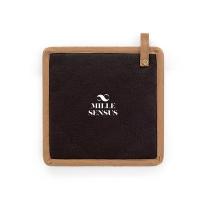 CLOVES promotional kitchen accessory in black with custom logo branding
