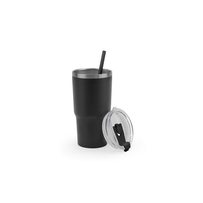 JOYNER M promotional travel cup in black with custom logo branding