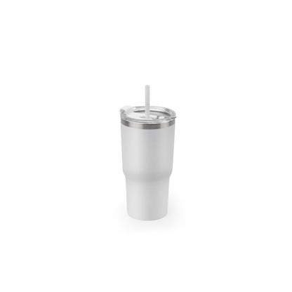 JOYNER M promotional travel cup in white with custom logo branding