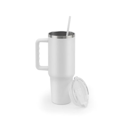JOYNER XL promotional travel cup in white with custom logo branding