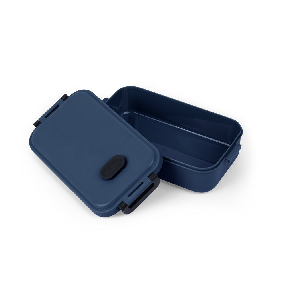 MOCHI promotional kitchen accessory in navy blue (detail view) with custom logo branding