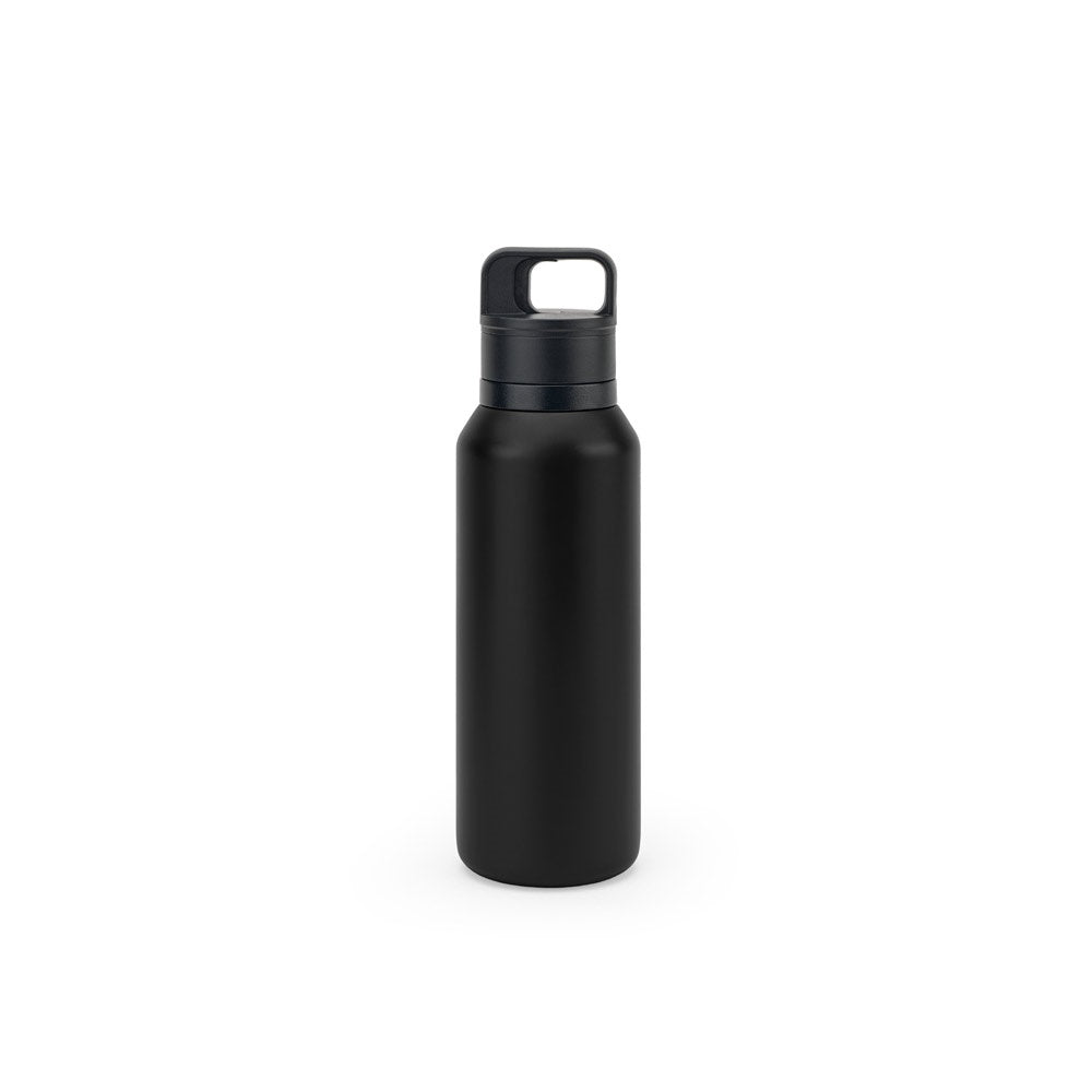 NICKLAUS promotional thermal bottle in black with custom logo branding