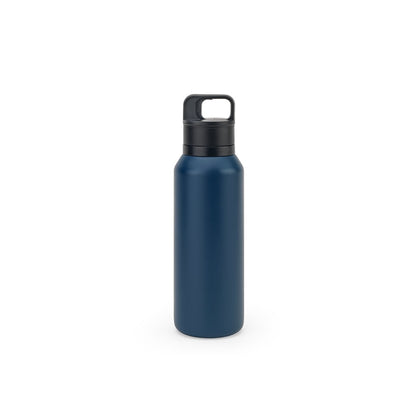 NICKLAUS promotional thermal bottle in navy blue with custom logo branding