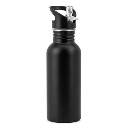 EDBERG promotional bottle in black with custom logo branding
