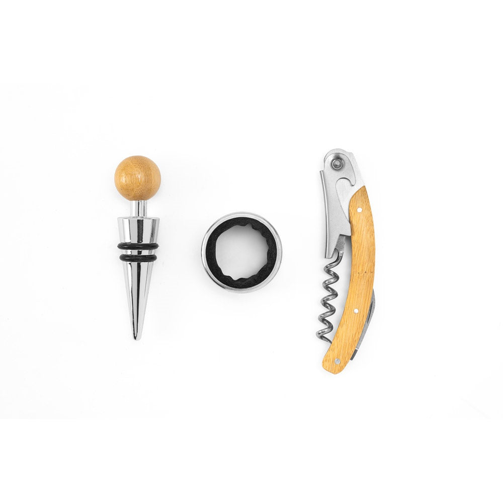 SAVORY promotional kitchen accessory in natural (detail view) with custom logo branding