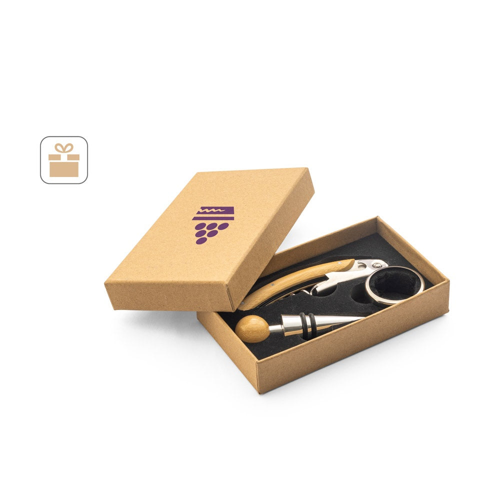 SAVORY promotional kitchen accessory (complete set view) with custom logo branding