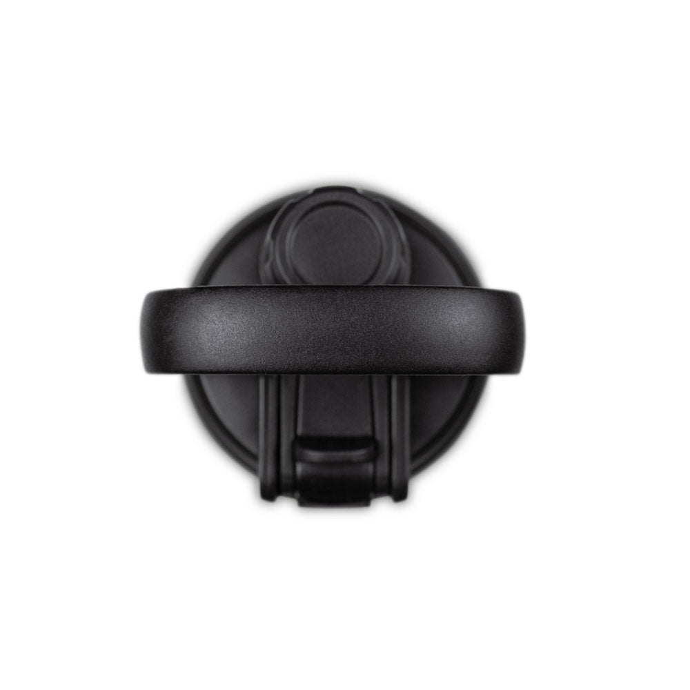 ALCARAZ promotional bottle in black (detail view) with custom logo branding