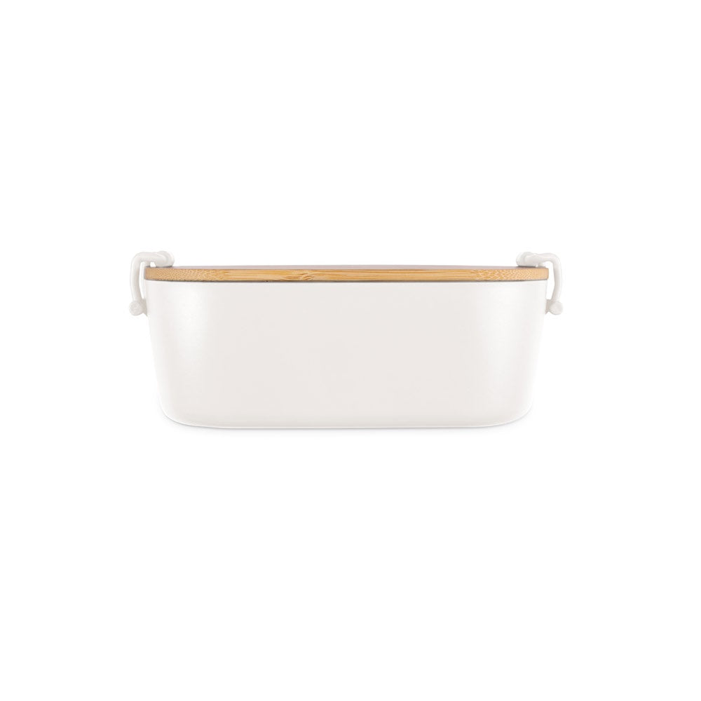 MAHLEB promotional kitchen accessory in white (detail view) with custom logo branding