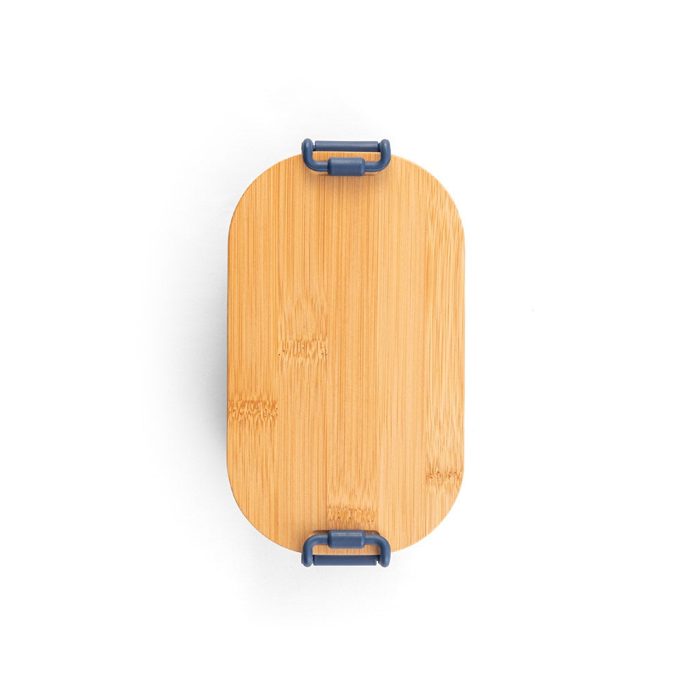MAHLEB promotional kitchen accessory in navy blue (detail view) with custom logo branding