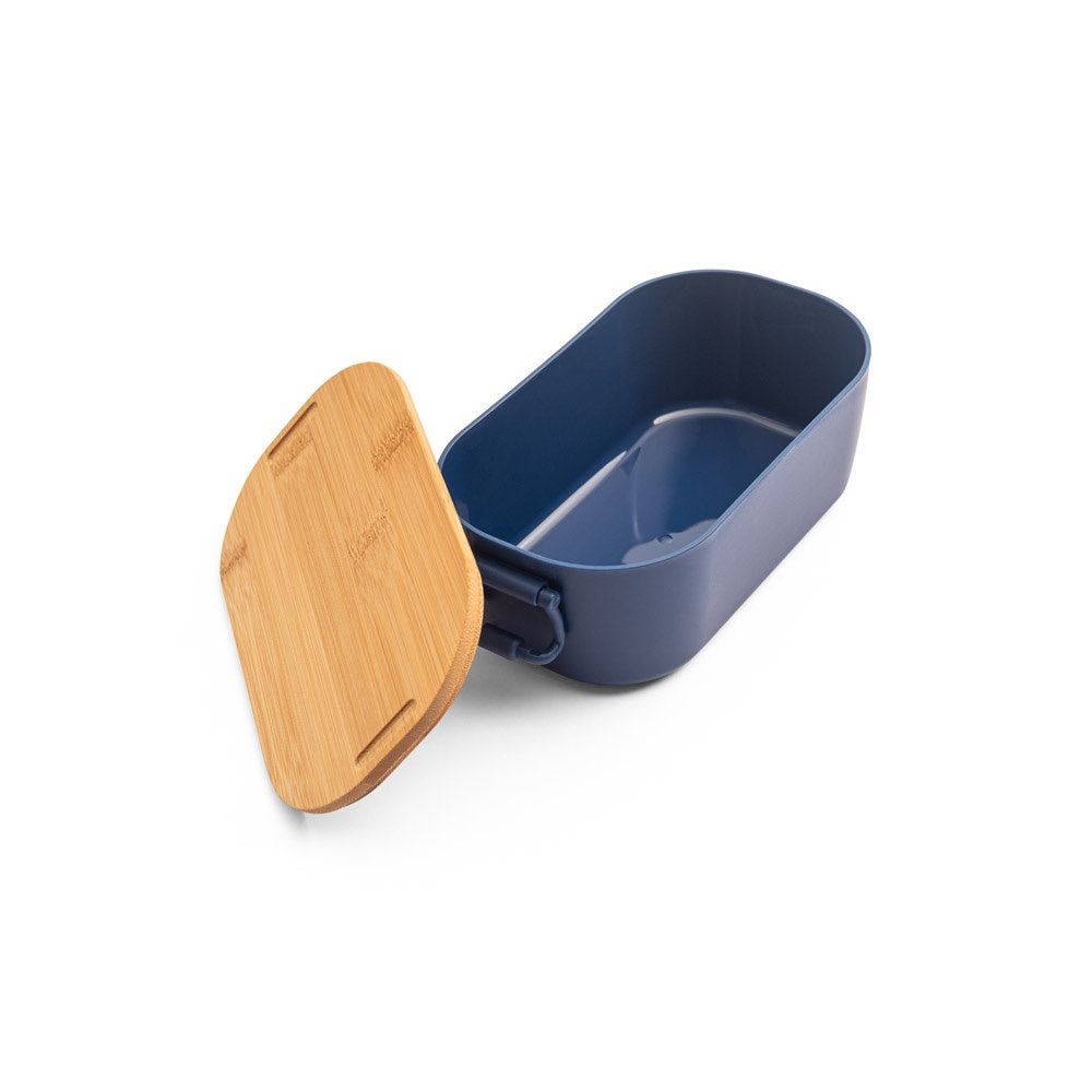 MAHLEB promotional kitchen accessory in navy blue (detail view) with custom logo branding