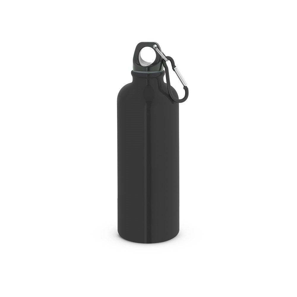 KELCE promotional bottle in black with custom logo branding