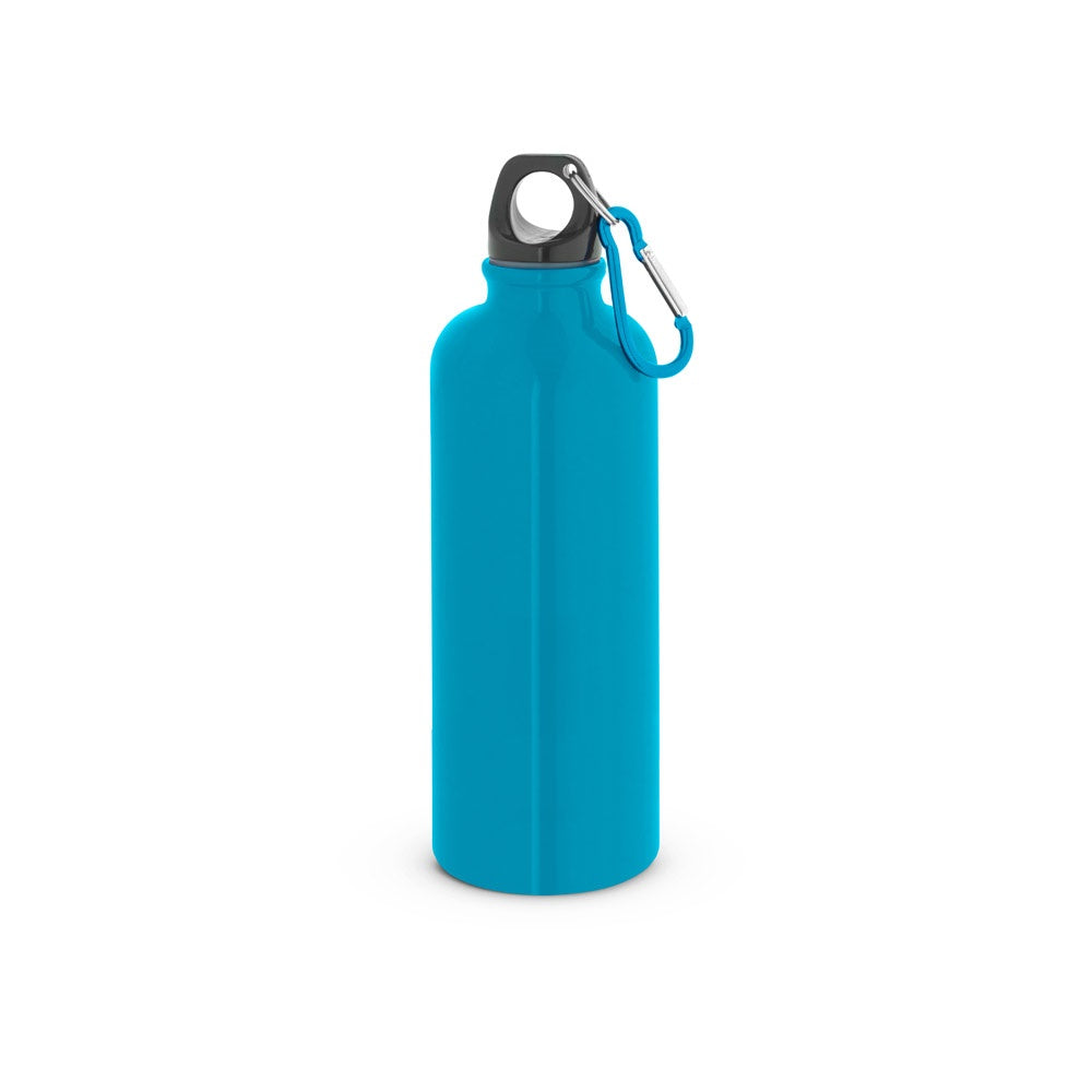 KELCE promotional bottle in light blue with custom logo branding