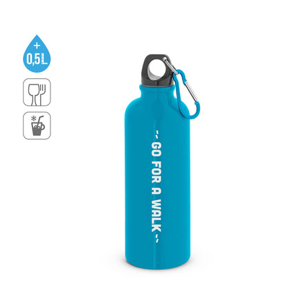 KELCE promotional bottle (complete set view) with custom logo branding