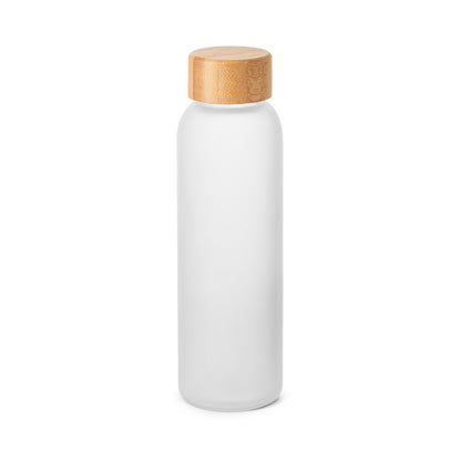 LILLARD GLASS promotional thermal bottle in white with custom logo branding