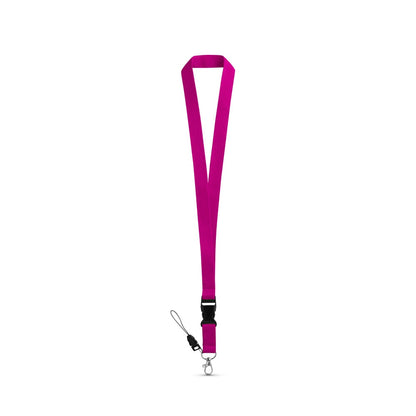 ANQUETIL promotional lanyard in purple with custom logo branding